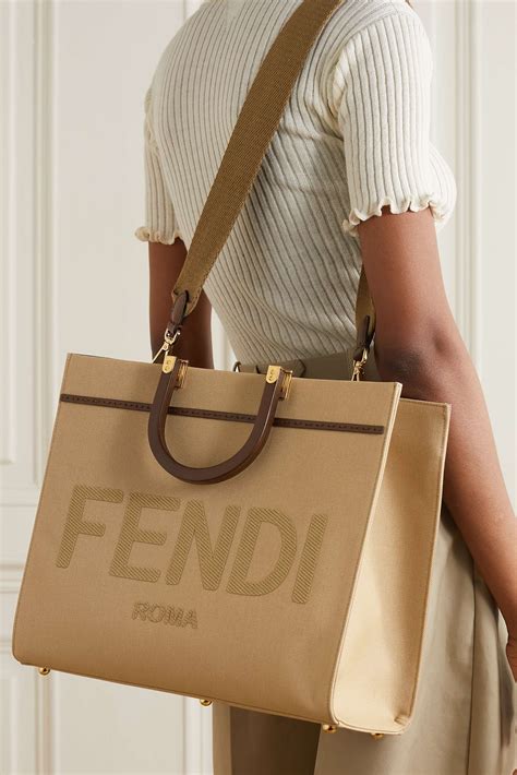 fendi sunshine tote small